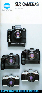 Minolta SLR cameras