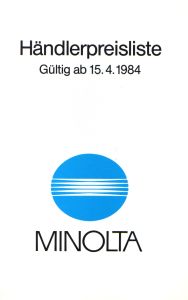 Minolta price list